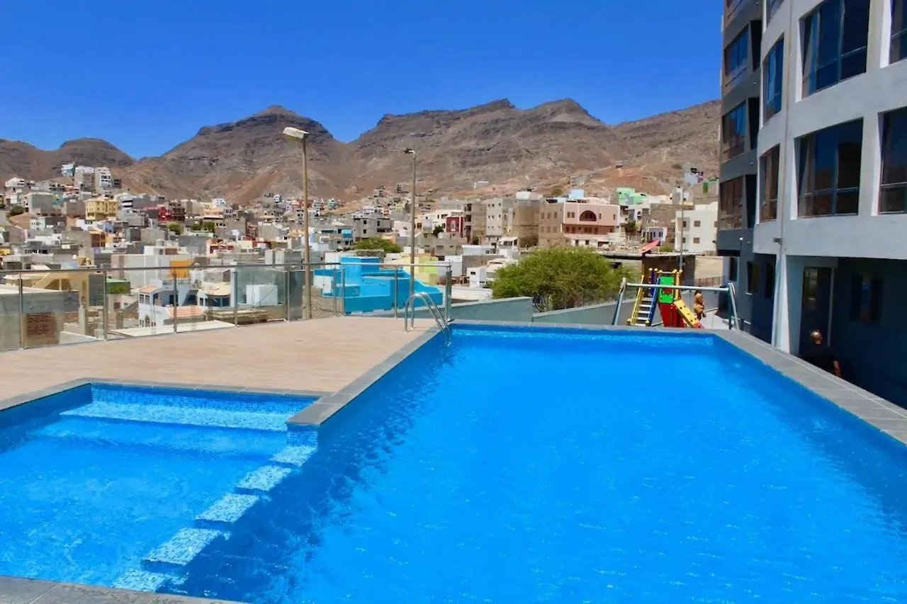 דירות מינדלו Penthouse With Jacuzzi And Sea View, Morabeza Deluxe